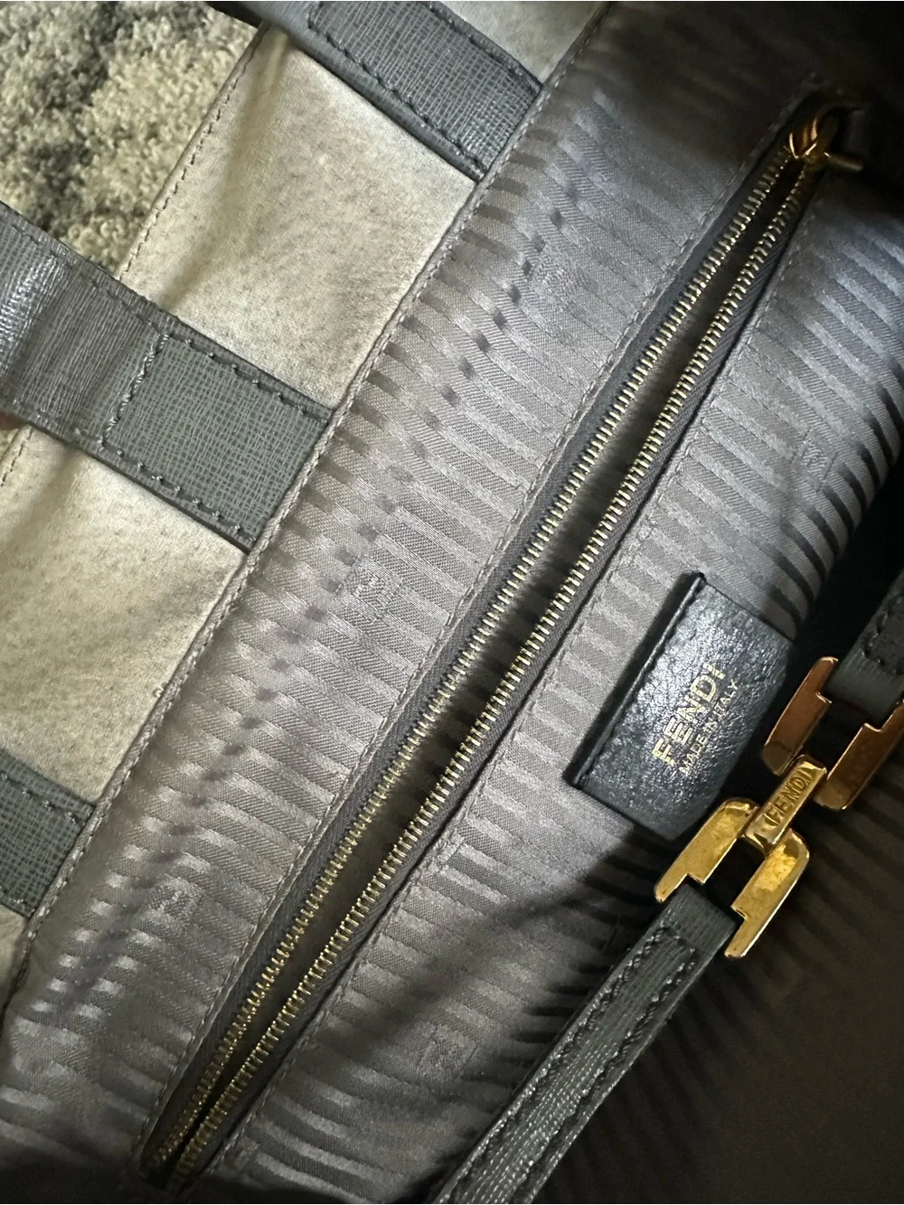 Fendi 2Jours Leather Satchel